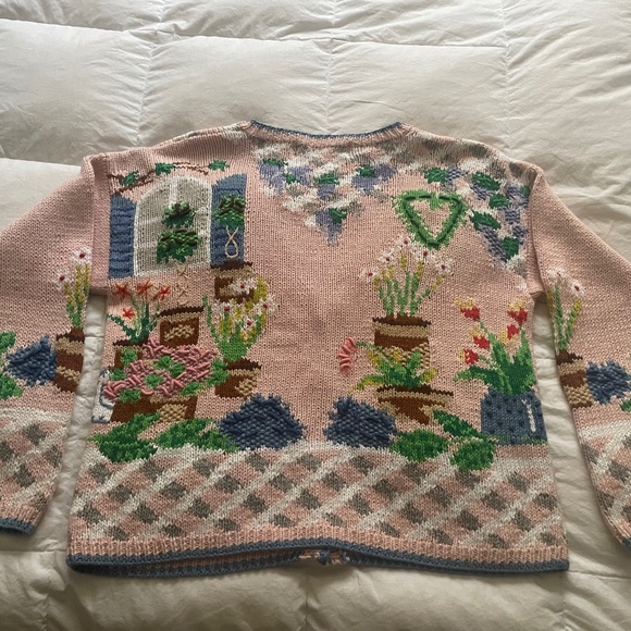 Vintage handmade knit sweater - Picture 5 of 5